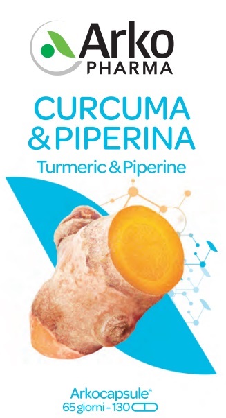 ARKOCPS CURCUMA + PIPERINA 130 CAPSULE - Farmacia De Pasquale