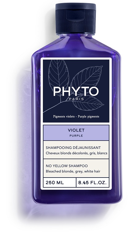 PHYTO PARIS VIOLET SHAMPOO ANTI GIALLO PER CAPELLI BIONDI DECOLORATI GRIGI BIANCHI 250 ML - Farmacia De Pasquale