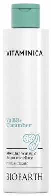 VITAMINICA B3 + CUCUMBER PURE & FRESH ACQUA MICELLARE SENZA PROFUMO 200 ML - Farmacia De Pasquale