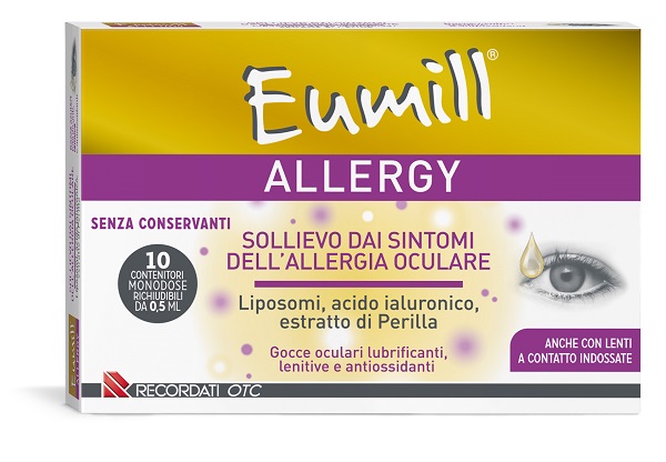 EUMILL ALLERGY GOCCE OCULARI 10 FLACONCINI DA 0,5 ML - Farmacia De Pasquale