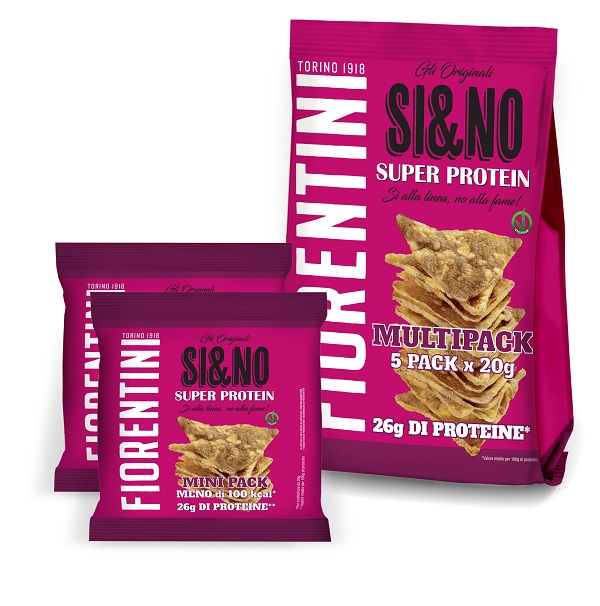 SI&NO SUPER PROTEIN TRIANGOLI 5 MONOPORZIONI DA 20 G - Farmacia De Pasquale