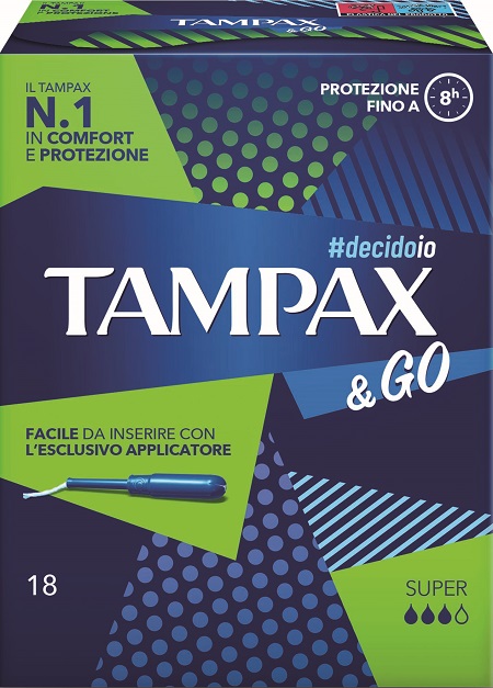 TAMPAX &GO SUPER 18 PEZZI - Farmacia De Pasquale