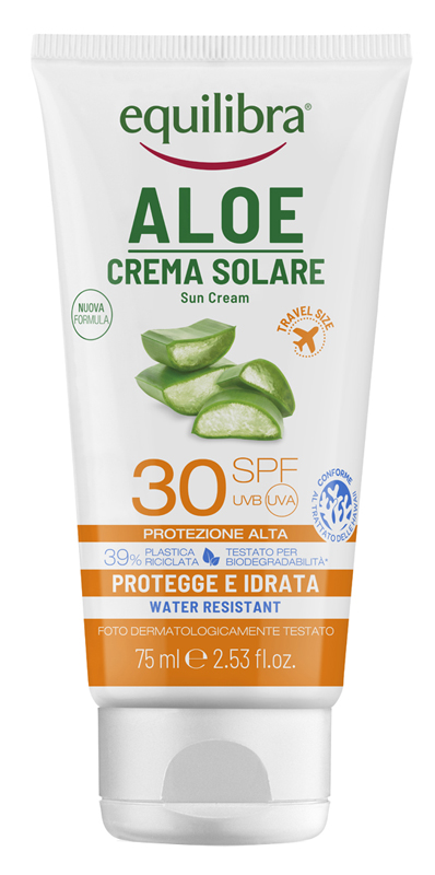 ALOE CREMA SOLARIE SPF30 MINITAGLIA 100 G - Farmacia De Pasquale