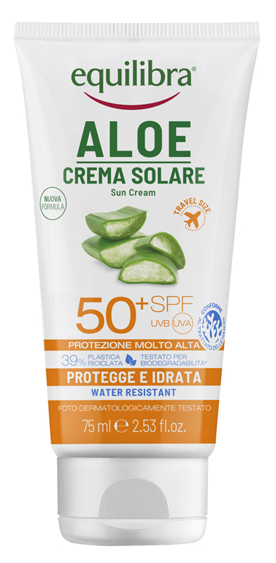 ALOE CREMA SOLARE SPF50+ MINITAGLIA 100 G - Farmacia De Pasquale