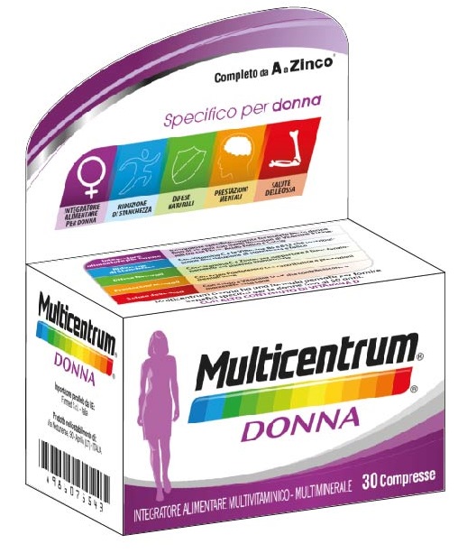 MULTICENTRUM DONNA 30 COMPRESSE - Farmacia De Pasquale