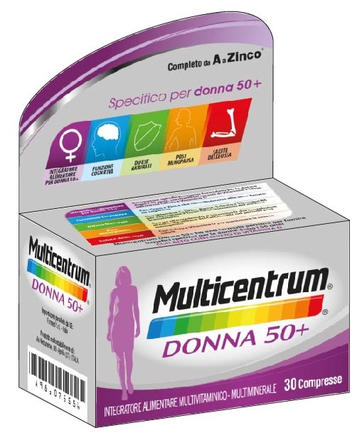 MULTICENTRUM DONNA 50+ 30 COMPRESSE - Farmacia De Pasquale