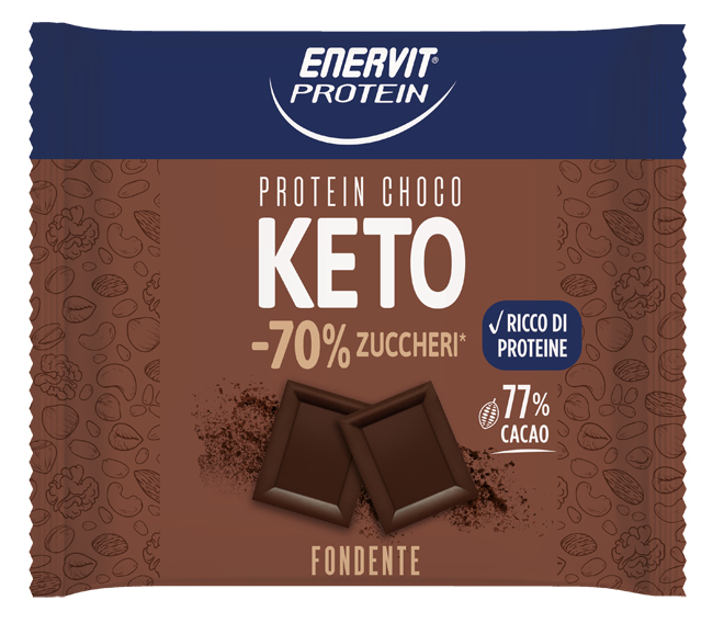 ENERVIT PROTEIN KETO TAVOLETTA CIOCCIOLATO 35 G - Farmacia De Pasquale