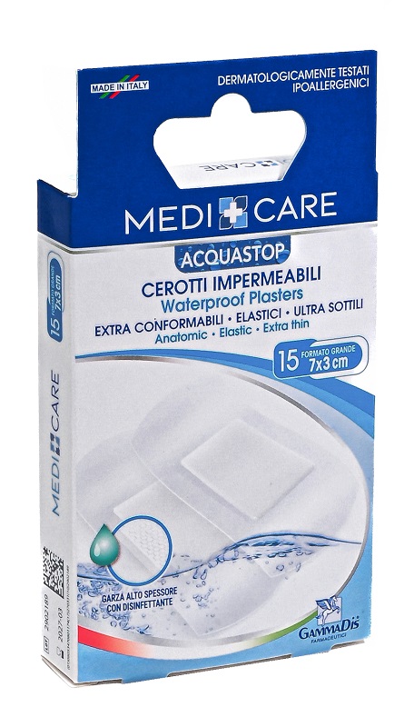 CEROTTO MEDICARE ANTIACQUA GRANDI 15 PEZZI - Farmacia De Pasquale