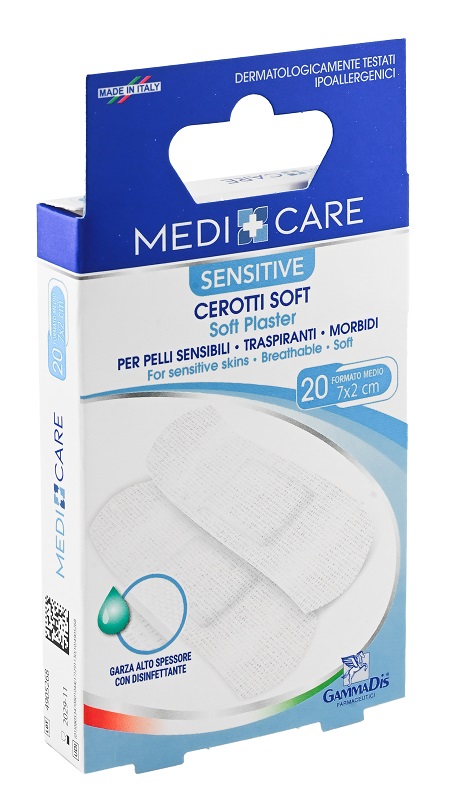 CEROTTO MEDICARE DELICATI MEDI 20 PEZZI - Farmacia De Pasquale