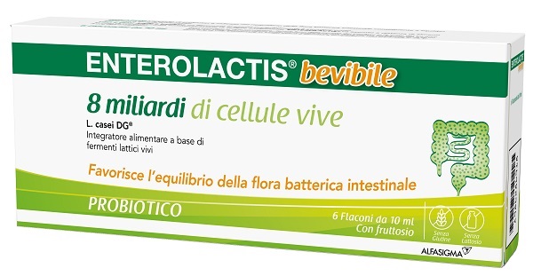 ENTEROLACTIS BEVIBILE 6 FLACONCINI X 10 ML - Farmacia De Pasquale