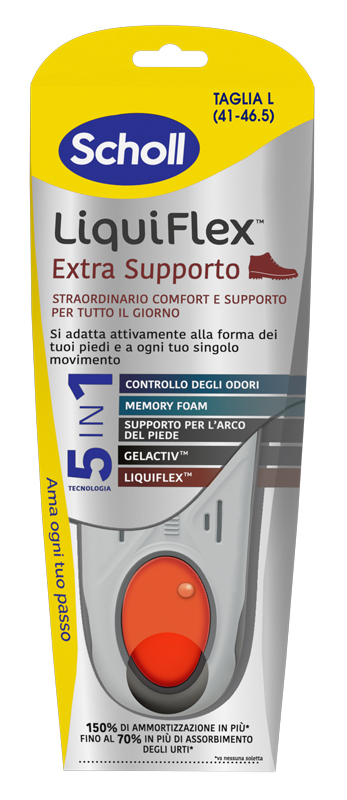 SCHOLL LIQUIFLEX EXTRA SUPPORT TAGLIA LARGE - Farmacia De Pasquale
