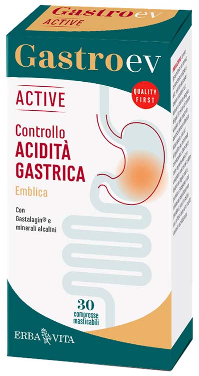 GASTRO EV ACTIVE 30 COMPRESSE - Farmacia De Pasquale