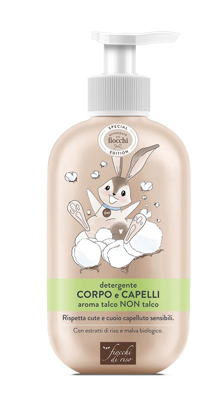 FIOCCHI DI RISO DETERGENTE CORPO CAPELLI TALCO SPECIAL 400 ML - Farmacia De Pasquale