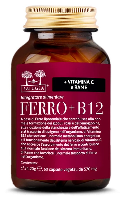 SALUGEA FERRO + B12 60 CAPSULE - Farmacia De Pasquale