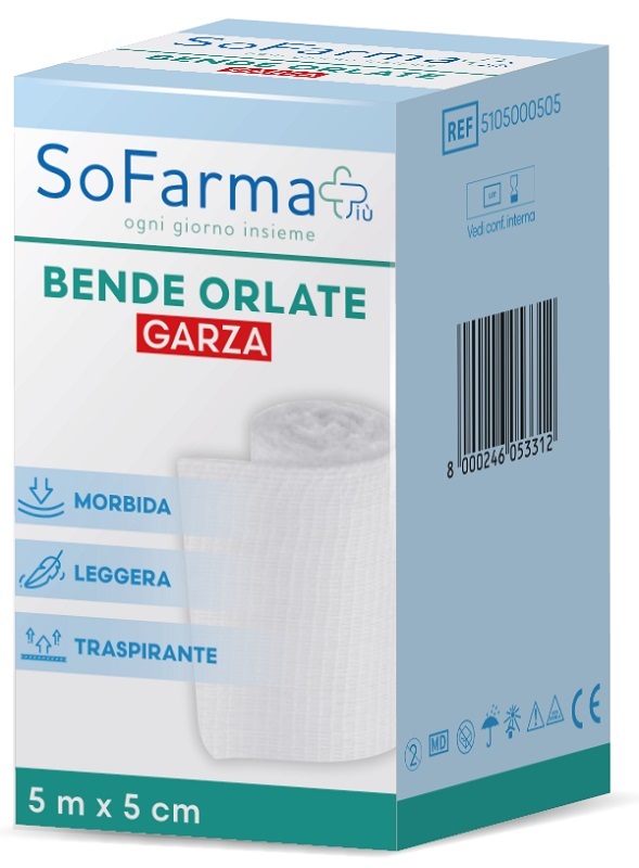 BENDA ORLATA 500X5 CM SOFARMAPIU' - Farmacia De Pasquale