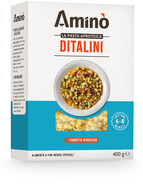 AMINO' LA PASTA APROTEICA DITALINI 400 G - Farmacia De Pasquale