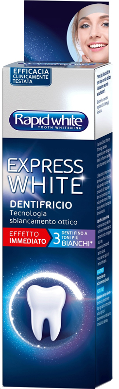 RAPID WHITE DENTIFRICIO EXPRESS WHITE 75ML - Farmacia De Pasquale
