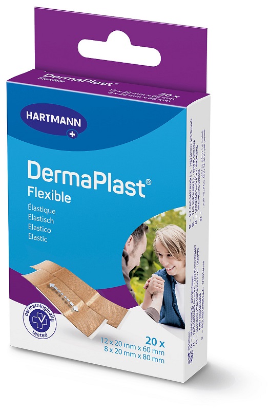 DERMAPLAST FLEXIBLE CEROTTO 2 FORMATI 20 PEZZI - Farmacia De Pasquale