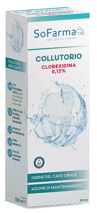 COLLUTORIO CLOREXIDINA 0,12% 200 ML SOFARMAPIU' - Farmacia De Pasquale