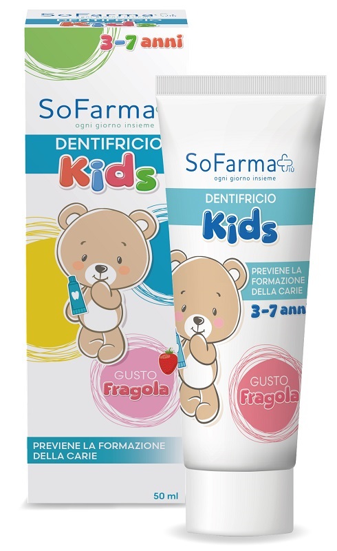 DENTIFRICIO KIDS 50 ML SOFARMAPIU' - Farmacia De Pasquale