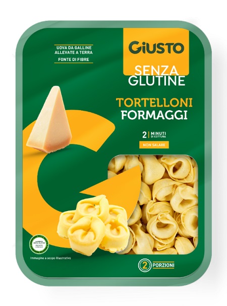 GIUSTO SENZA GLUTINE TORTELLONI FORMAGGI 250 G - Farmacia De Pasquale