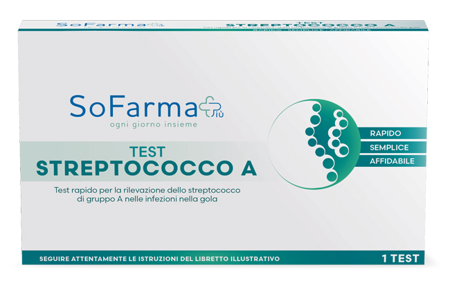TEST RAPIDO STREPTOCOCCO A SOFARMAPIU' - Farmacia De Pasquale