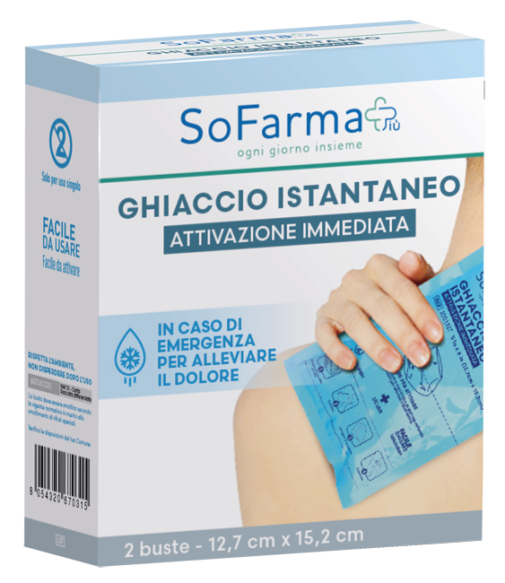GHIACCIO ISTANTANEO 2 PEZZI SOFARMAPIU' - Farmacia De Pasquale