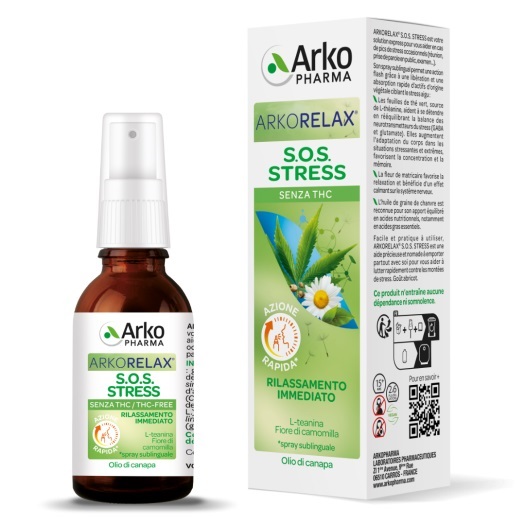 ARKORELAX SOS STRESS 15 ML - Farmacia De Pasquale