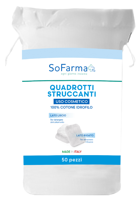 QUADROTTI STRUCCANTI 50 PEZZI SOFARMAPIU' - Farmacia De Pasquale