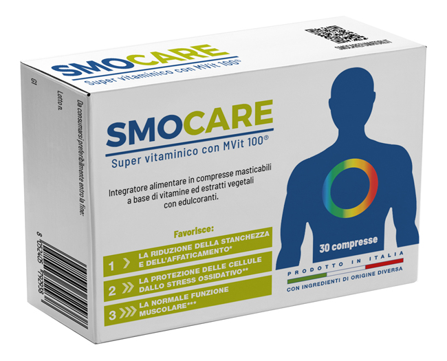 SMOCARE SUPER VITAMINICO CON MVIT 100 30 COMPRESSE - Farmacia De Pasquale