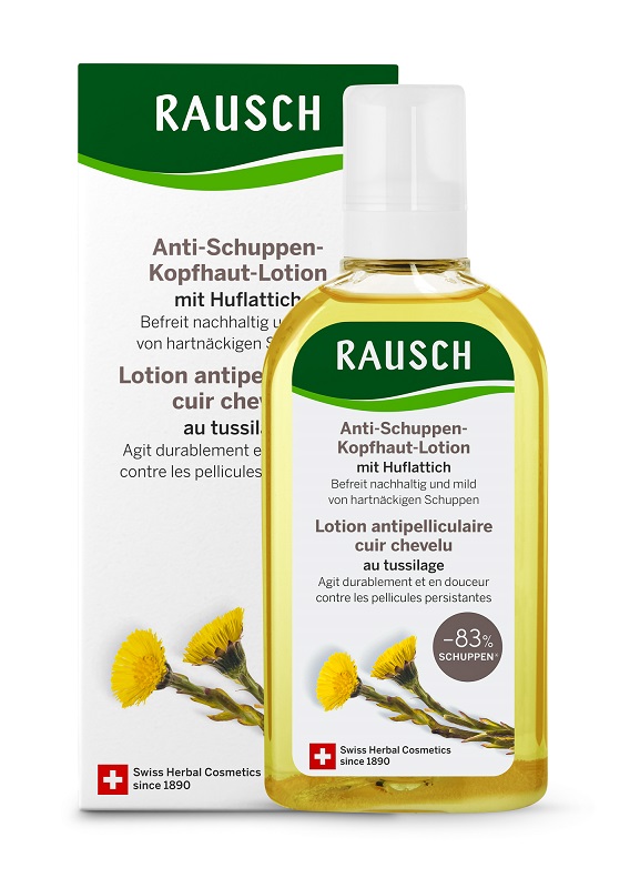RAUSCH LOZIONE ANTIFORFORA PER CUOIO CAPELLUTO ALLA TUSSILAGGINE 200 ML - Farmacia De Pasquale
