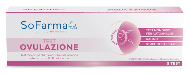 TEST AUTODIAGNOSTICO OVULAZIONE 5 PEZZI SOFARMAPIU' - Farmacia De Pasquale