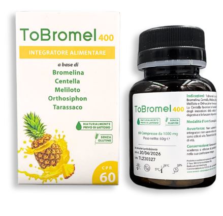 TOBROMEL 400 60 COMPRESSE - Farmacia De Pasquale