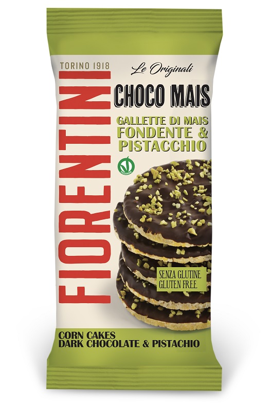 GALLETTE MAIS RICOPERTE CON CIOCCOLATO FONDENTE E GRANELLA DI PISTACCHIO 72 G - Farmacia De Pasquale