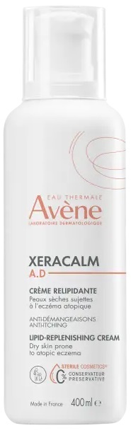 EAU THERMALE AVENE XERACALM AD CREMA LIPORESTITUTIVA 400 ML NUOVA FORMULAZIONE - Farmacia De Pasquale