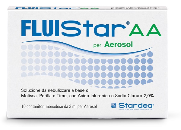 FLUISTAR AA 10 MONODOSE DA 3 ML PER AEROSOL - Farmacia De Pasquale