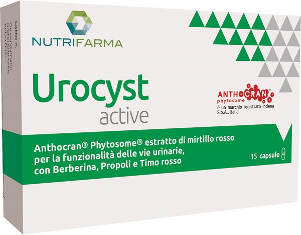 NUTRIFARMA UROCYST ACTIVE 15 CAPSULE - Farmacia De Pasquale