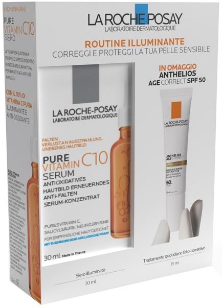 KIT VITAMIN C10 SIERO 30 ML+AGE 15 ML - Farmacia De Pasquale
