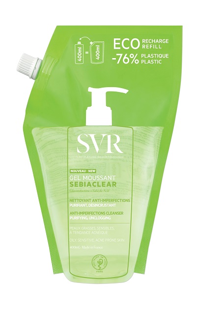 SEBIACLEAR GEL MOUSSANT REFILL 400 ML - Farmacia De Pasquale