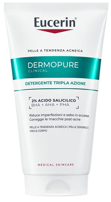 EUCERIN DERMOPURIFYER GEL DETERGENTE TRIPLA AZIONE 150 ML - Farmacia De Pasquale
