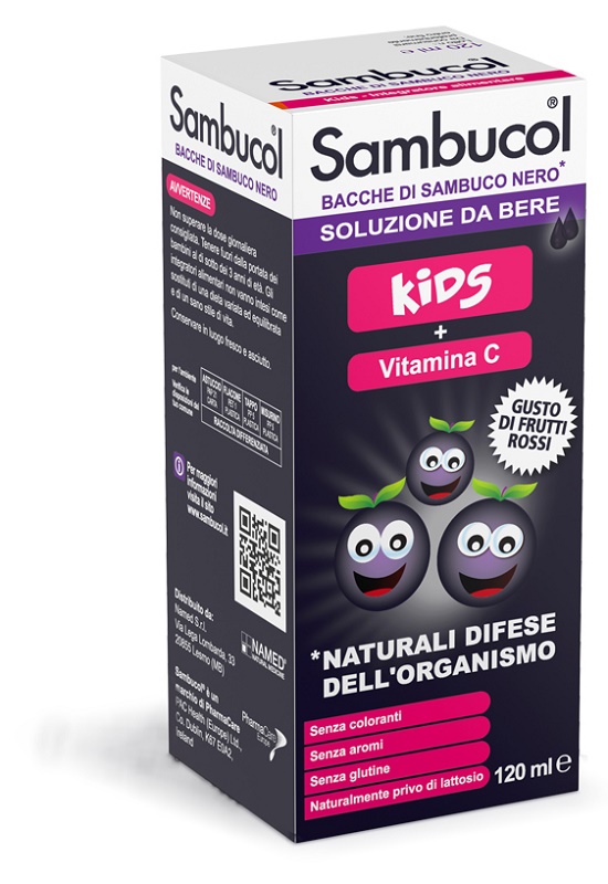 SAMBUCOL SOLUZIONE DA BERE KIDS 120 ML - Farmacia De Pasquale