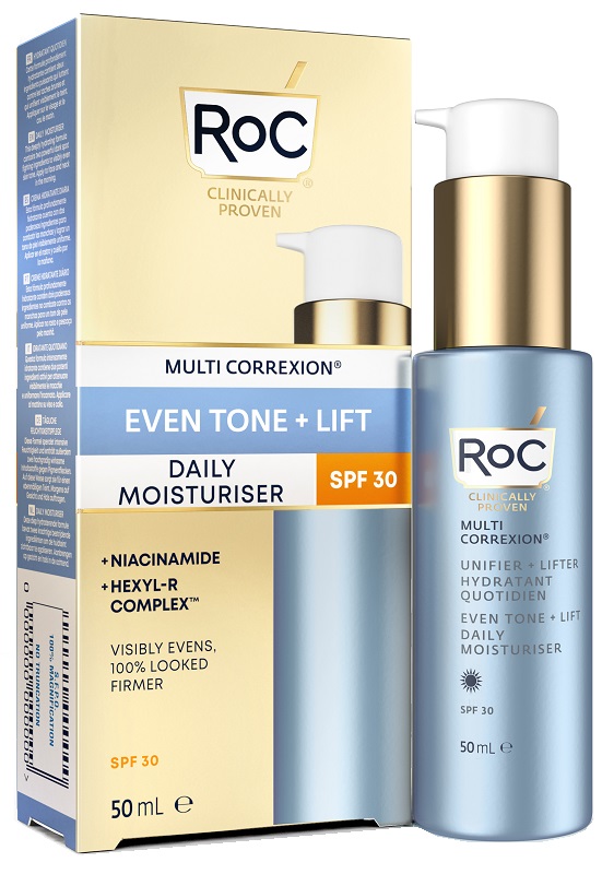 ROC MULTI CORREXION EVEN TONE + LIFT DAILY MOISTURIZER SPF30 50 ML - Farmacia De Pasquale