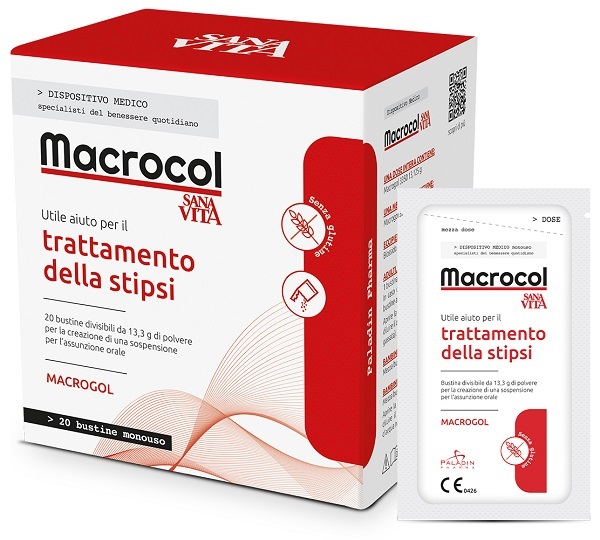 SANAVITA MACROCOL PLUS 20 BUSTINE DA 13,81 G - Farmacia De Pasquale