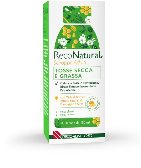 RECONATURAL SCIROPPO TOSSE ADULTI 150 ML - Farmacia De Pasquale