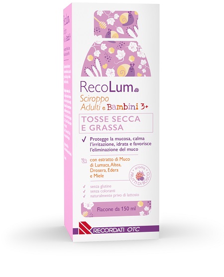 RECOLUM SCIROPPO TOSSE ADULTI-BAMBINI 150 ML - Farmacia De Pasquale