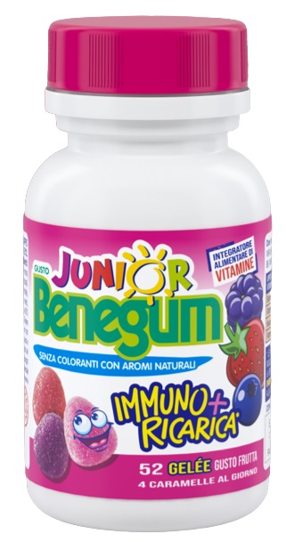 BENEGUM J IMMUNO + RICARICA FRUTTI ROSSI 156 G - Farmacia De Pasquale