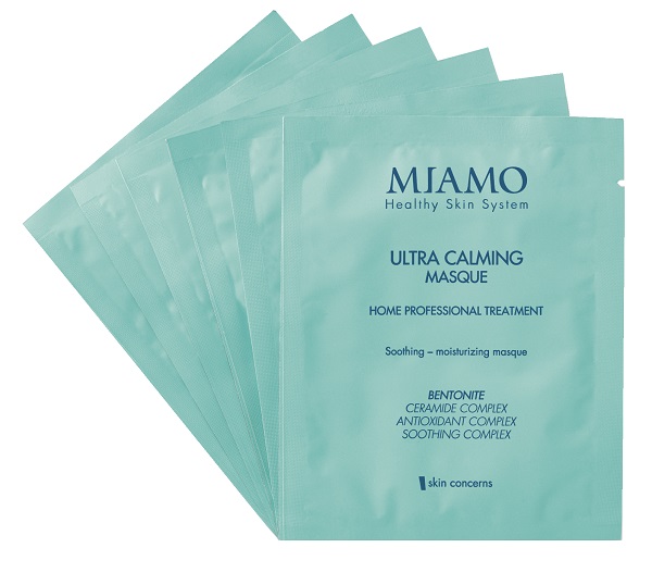 MIAMO SKIN CONCERNS ULTRA CALMING MASQUE BOX 6 PEZZI - Farmacia De Pasquale