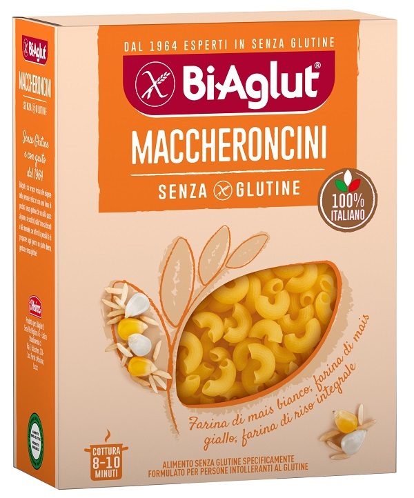 BIAGLUT PASTA SENZA GLUTINE MACCHERONCINI 400 G - Farmacia De Pasquale
