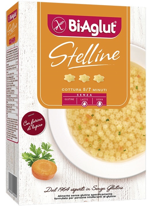 BIAGLUT PASTA SENZA GLUTINE STELLINE 250 G - Farmacia De Pasquale