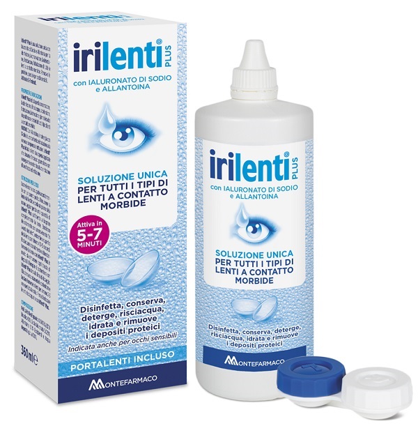 SOLUZIONE UNICA PER LENTI A CONTATTO IRILENTI 360 ML + PORTALENTI - Farmacia De Pasquale